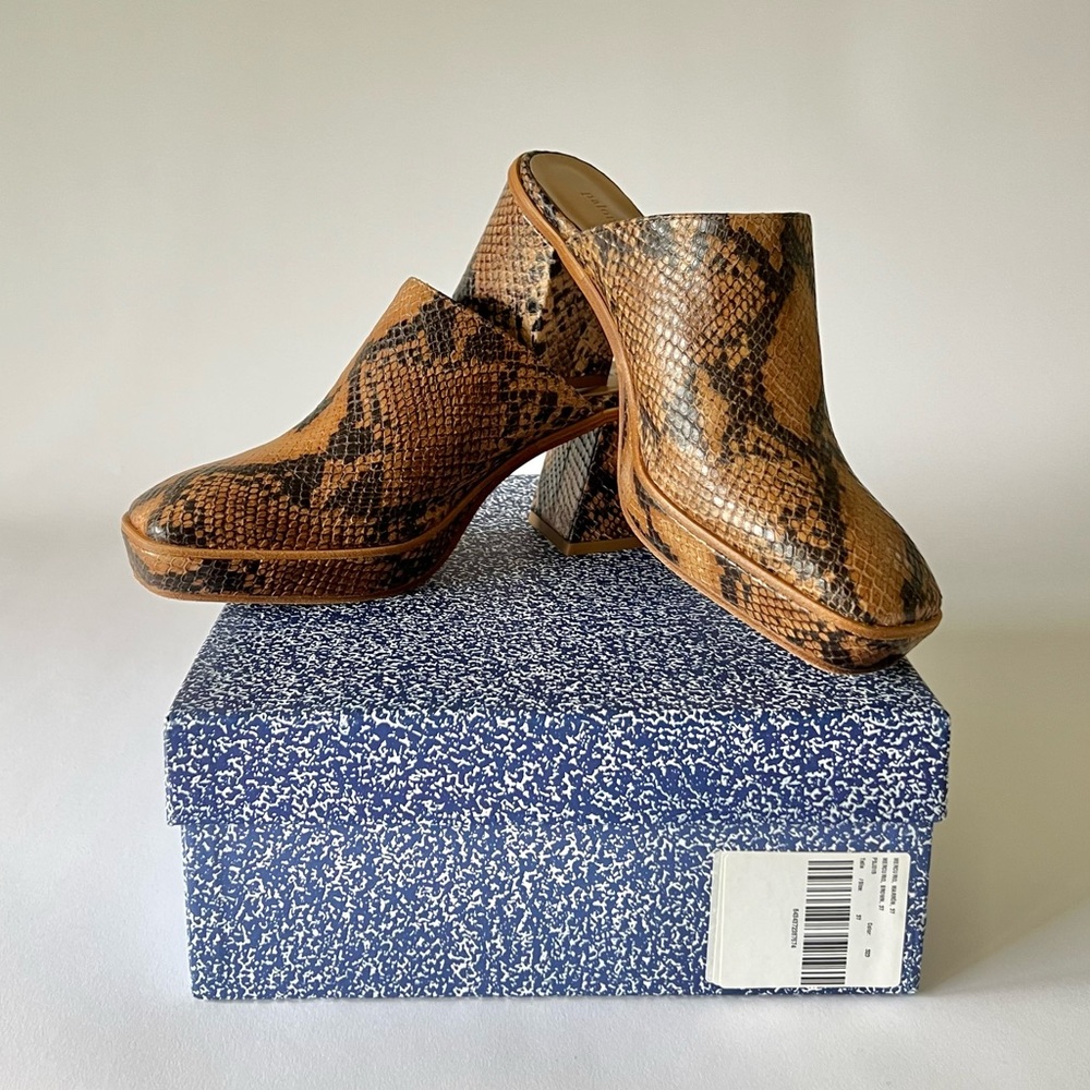 Paloma Wool Mercurio Clog - 37 - Snake Brown